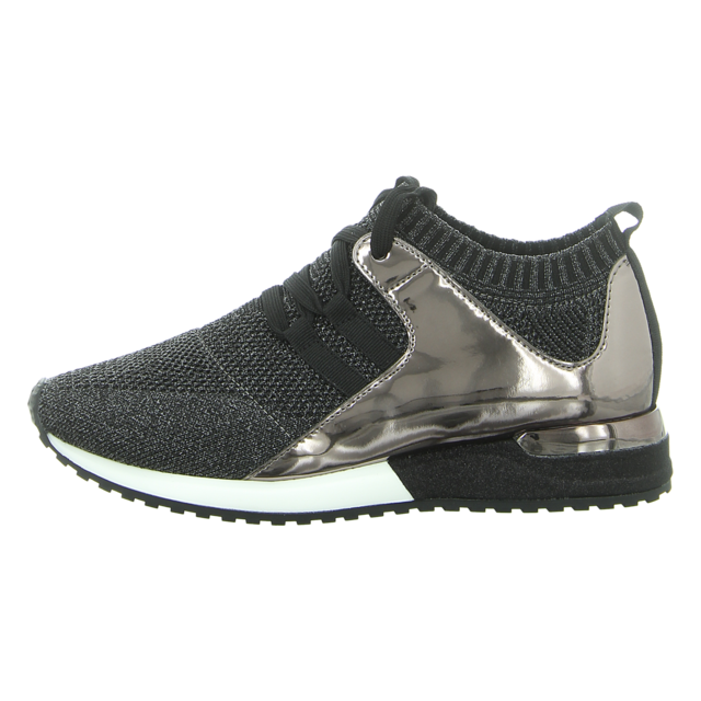 Lastrada knitted met laces zwart | La Strada sneakers | goedkopeschoenen.com