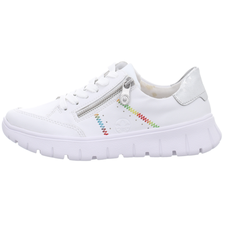 Schnrschuhe - Rieker - weiss