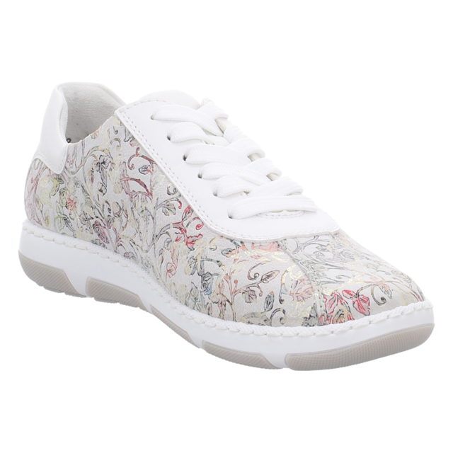 Rieker - 42408-90 - 42408-90 - white-multi/white/ku - Schn�rschuhe