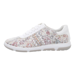 Schn�rschuhe - Rieker - white-multi/white/ku
