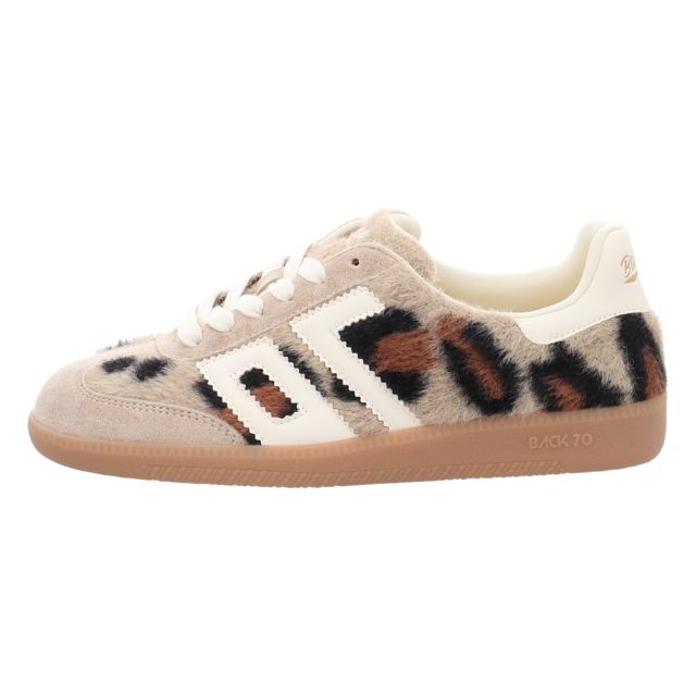 Back70 - 108051-000016 MOHAIR FW26-M110 - Mohair - leo camel/butter - Sneaker