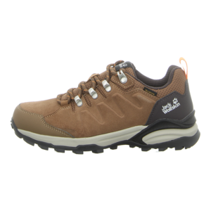 Outdoor-Schuhe - Jack Wolfskin - Refugio Texapore Low - braun-kombi