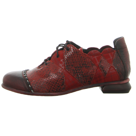 Schnrschuhe - Simen - rot-kombi
