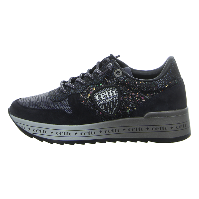 Cetti - C1251 SRA ANTE GLITTER NAVY - C-1251 SRA EXP - blau-kombi - Sneaker