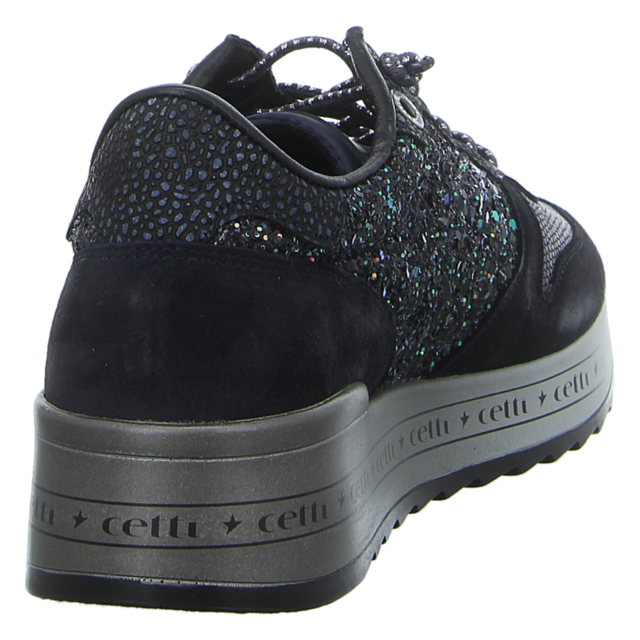 Cetti - C1251 SRA ANTE GLITTER NAVY - C-1251 SRA EXP - blau-kombi - Sneaker