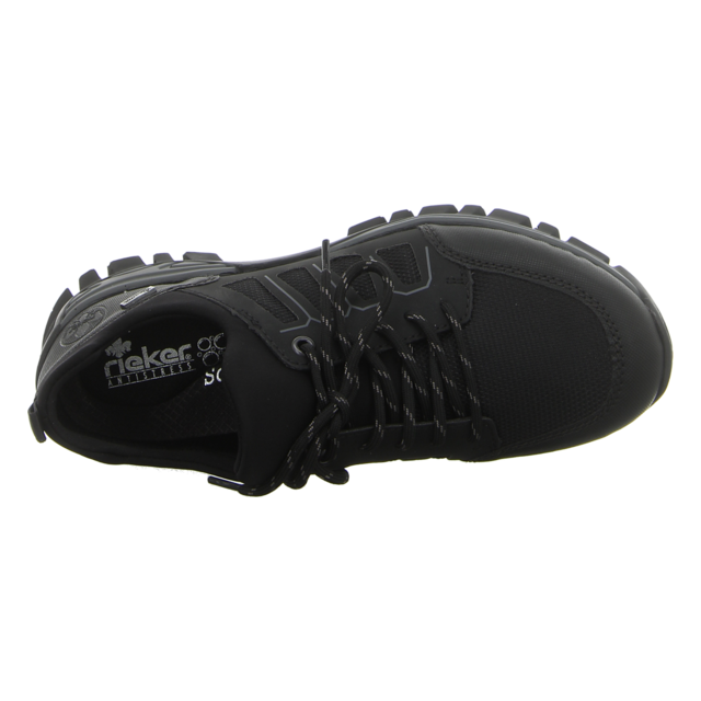 Rieker - M9850-00 - Membran - schwarz - Schnrschuhe