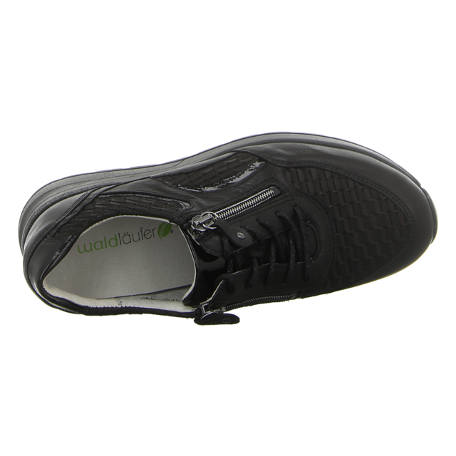 Waldlufer - 939011-320-001 - H-Clara - schwarz - Schnrschuhe