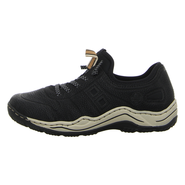 Rieker - L0563-00 - L0563-00 - schwarz - Schnrschuhe