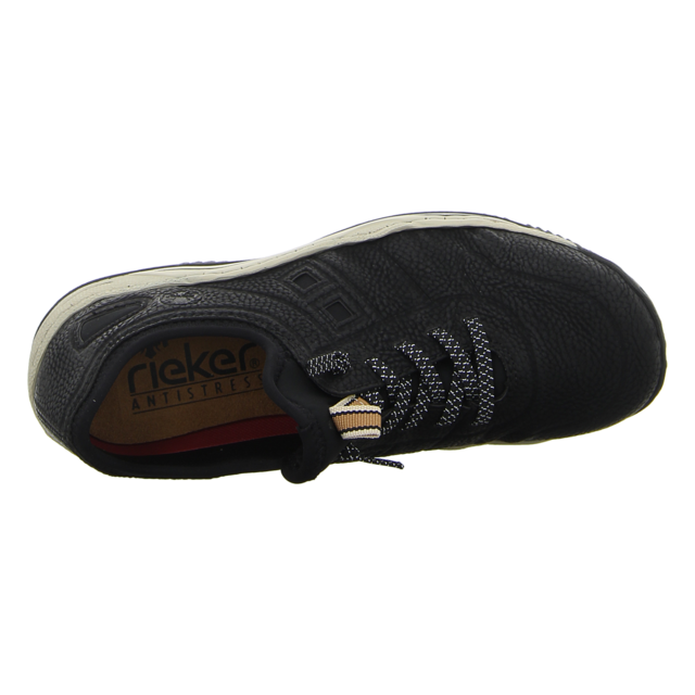 Rieker - L0563-00 - L0563-00 - schwarz - Schnrschuhe