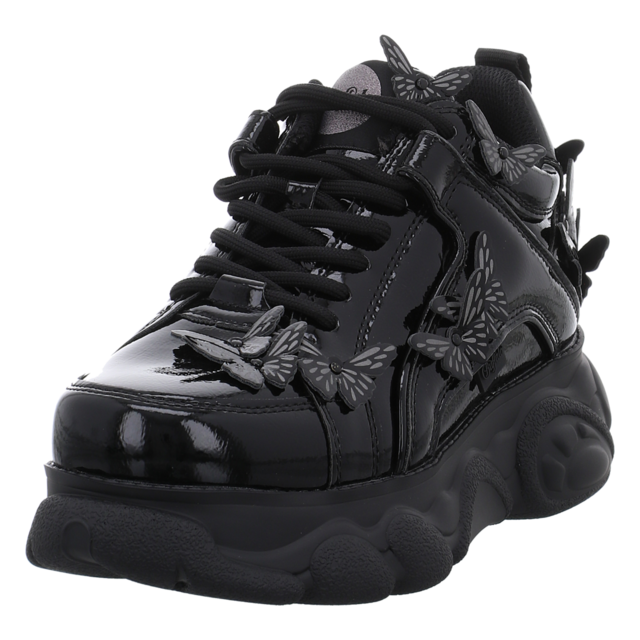 Buffalo - 1630966 - CLD Corin Butterflie - black - Schn�rschuhe