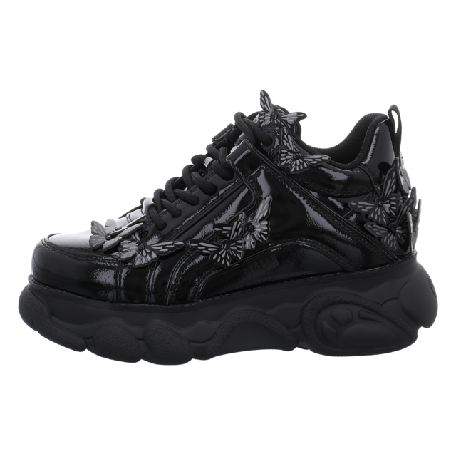 Buffalo - 1630966 - CLD Corin Butterflie - black - Schn�rschuhe