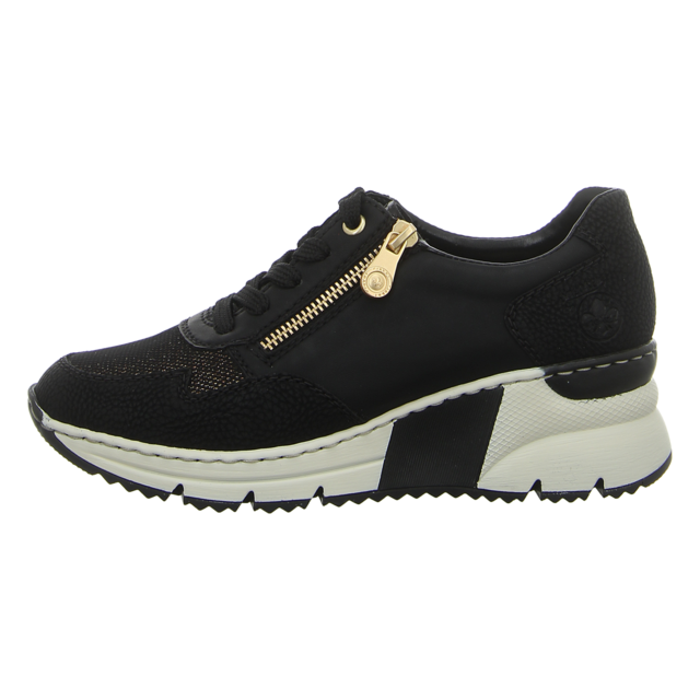Rieker - N6301-00 - N6301-00 - schwarz - Schnrschuhe