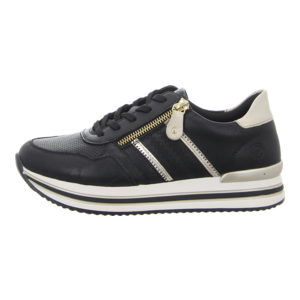 Schnrschuhe - Remonte - nero/gold/muschel/sc