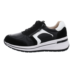 Schnrschuhe - Caprice - black/white