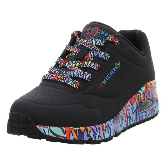 Skechers - 177918 BKMT - Uno-Ravaged Love - black/multi - Sneaker