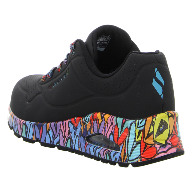 Skechers - 177918 BKMT - Uno-Ravaged Love - black/multi - Sneaker