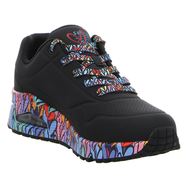 Skechers - 177918 BKMT - Uno-Ravaged Love - black/multi - Sneaker