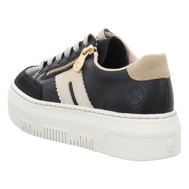 Rieker - M1912-00 - M1912-00 - schwarz - Sneaker