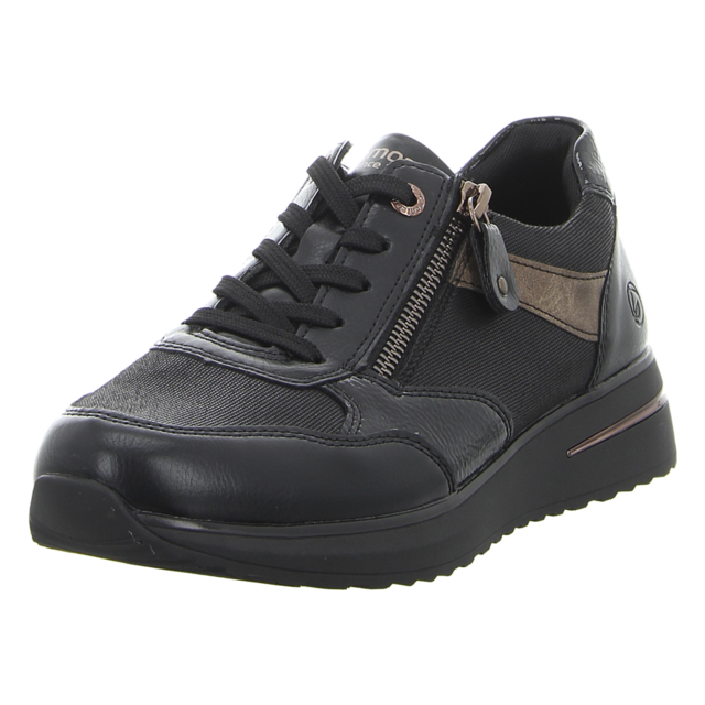 Remonte - D1G08-03 - D1G08-03 - schwarz kombi - Schnrschuhe