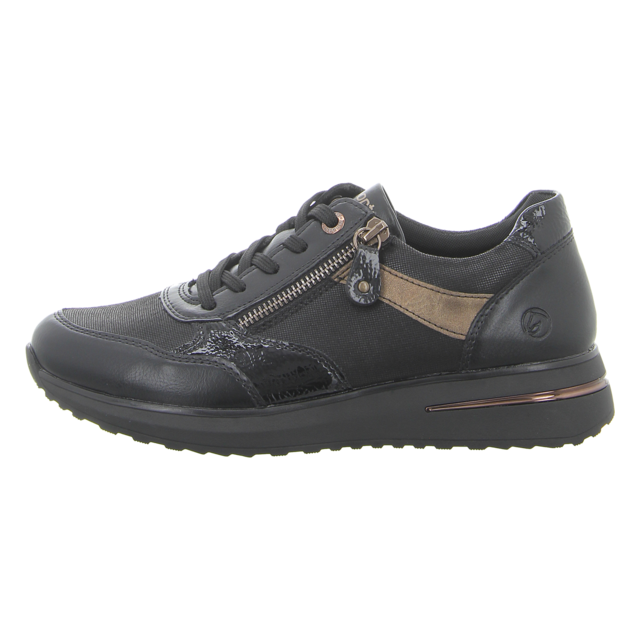 Remonte - D1G08-03 - D1G08-03 - schwarz kombi - Schnrschuhe