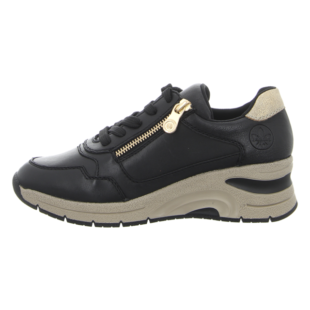 Rieker - N9301-00 - N9301-00 - schwarz - Schnrschuhe