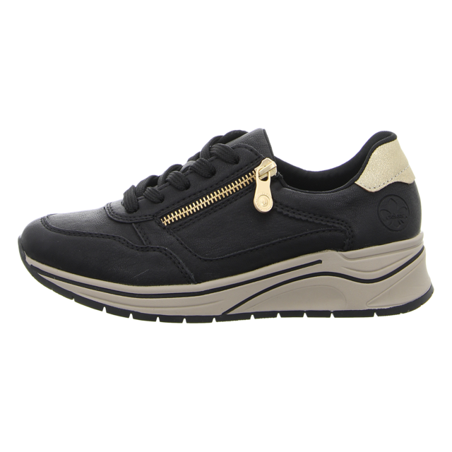 Rieker - N9501-00 - N9501-00 - schwarz - Schnrschuhe