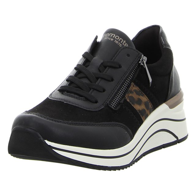 Remonte - D0T09-04 - D0T09-04 - schwarz kombi - Sneaker