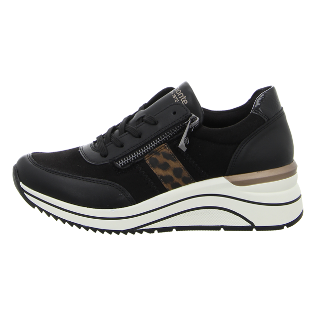Remonte - D0T09-04 - D0T09-04 - schwarz kombi - Sneaker