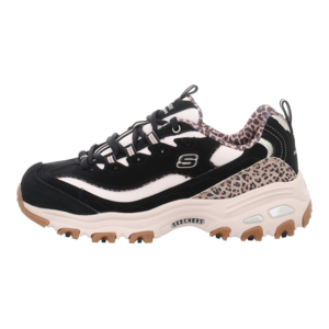 Schn�rschuhe - Skechers - D�Lites - Wild Charm - black/leopard