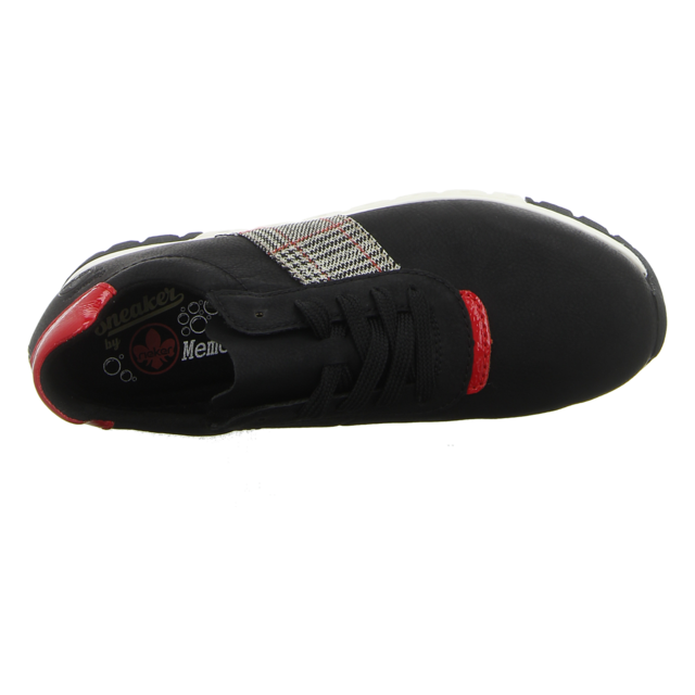 Rieker - L2904-00 - L2904-00 - schwarz kombi - Schnrschuhe