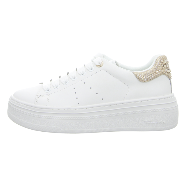 Tamaris - 1-23755-45-118 - 1-23755-45-118 - white/champagne - Sneaker