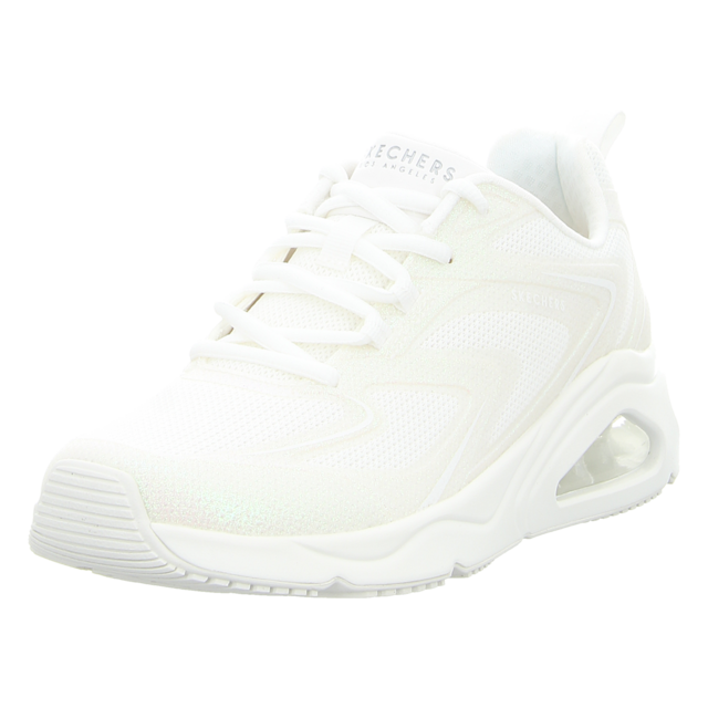 Skechers - 177411 WHT - Tres-Air Uno-Glit-Ai - white gliter hot - Sneaker