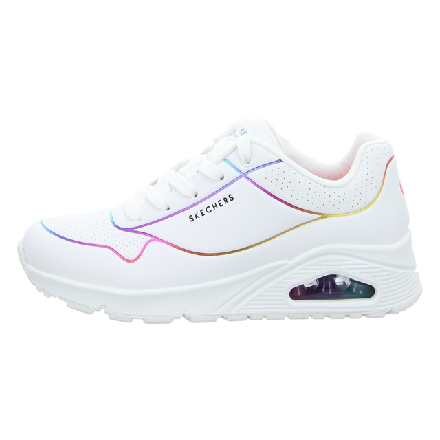Skechers - 155168 WMLT - Uno - Electric Lines - white/multi metallic - Sneaker