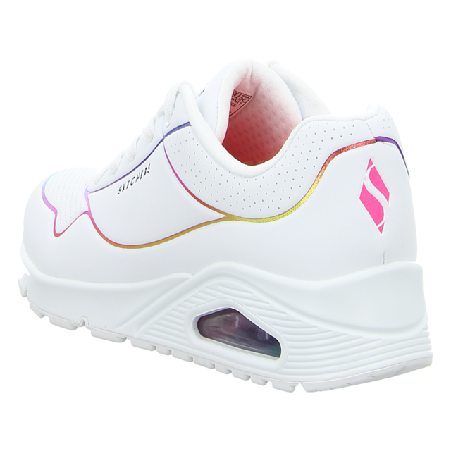 Skechers - 155168 WMLT - Uno - Electric Lines - white/multi metallic - Sneaker