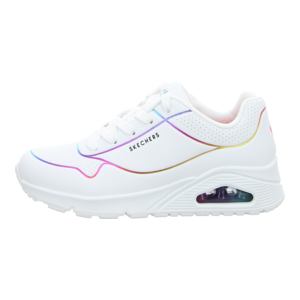 Sneaker - Skechers - Uno - Electric Lines - white/multi metallic