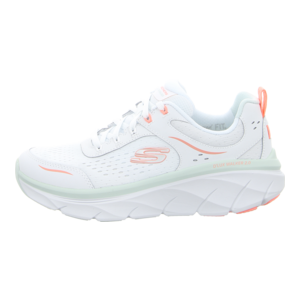 Sneaker - Skechers - DLux Walker 2.0 - white/neon coral/mint