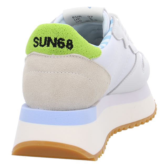 Sun68 - Z35215-0168 BIANCO/LIME - Big Stargirl Sponge - bianco/lime - Sneaker