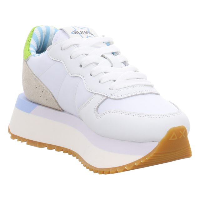 Sun68 - Z35215-0168 BIANCO/LIME - Big Stargirl Sponge - bianco/lime - Sneaker