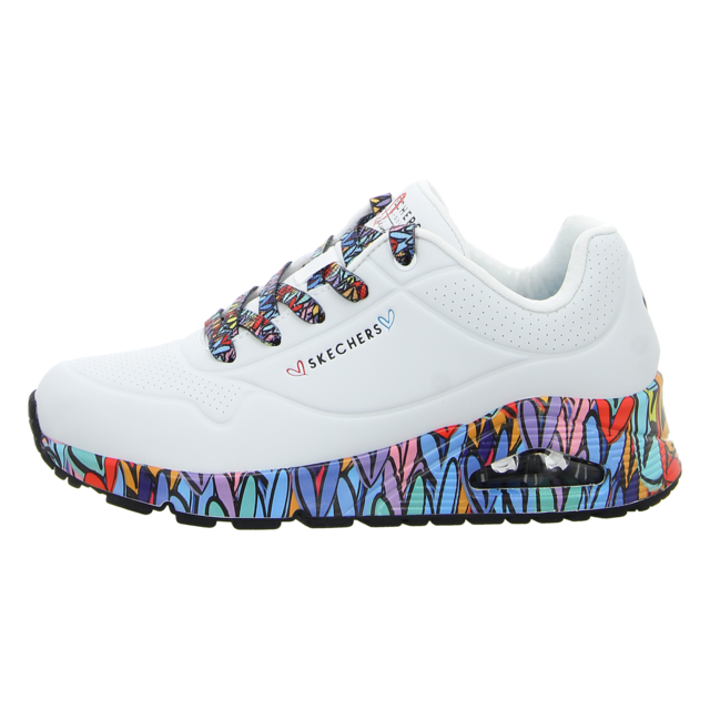 Skechers - 177918 WMLT - Uno - Ravaged Love - white/multi - Sneaker