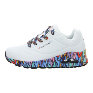 Sneaker - Skechers - Uno - Ravaged Love - white/multi