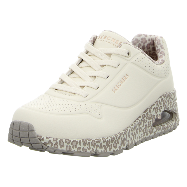 Skechers - 155412 WHLD - Uno-Safari Time - natural/off white leopard - Sneaker