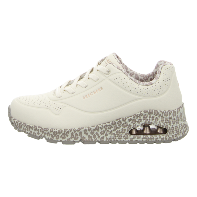 Skechers - 155412 WHLD - Uno-Safari Time - natural/off white leopard - Sneaker