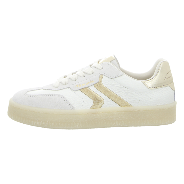 Tamaris - 1-23723-44-132 - 1-23723-44-132 - white/lt. gold - Sneaker