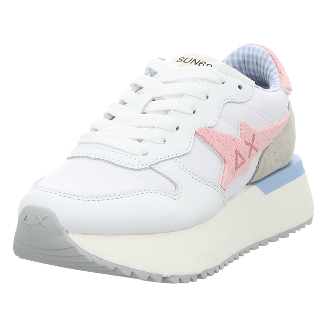 Sun68 - Z36222-0104 WHITE PINK - Big Stargirl Spongee - white/pink - Sneaker