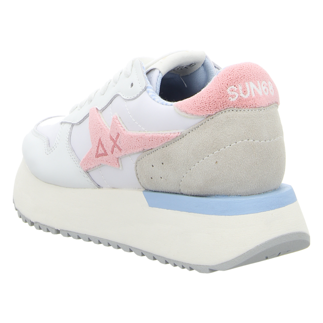 Sun68 - Z36222-0104 WHITE PINK - Big Stargirl Spongee - white/pink - Sneaker