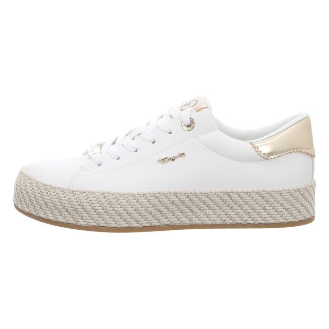 Tamaris - 1-23713-42-190 - 1-23713-42-190 - white/gold - Schn�rschuhe
