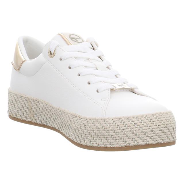Tamaris - 1-23713-42-190 - 1-23713-42-190 - white/gold - Schn�rschuhe