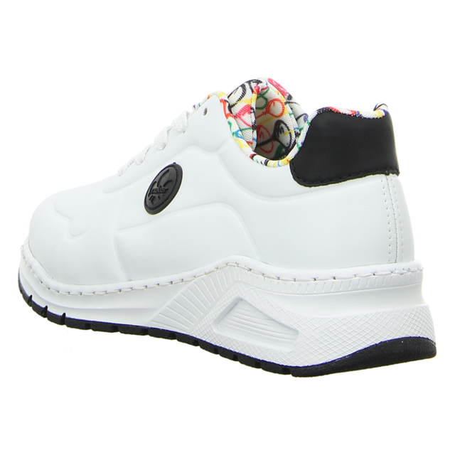Rieker - M4903-80 - M4903-80 - weiß - Schnürschuhe