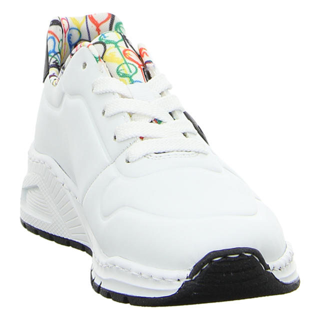 Rieker - M4903-80 - M4903-80 - weiß - Schnürschuhe