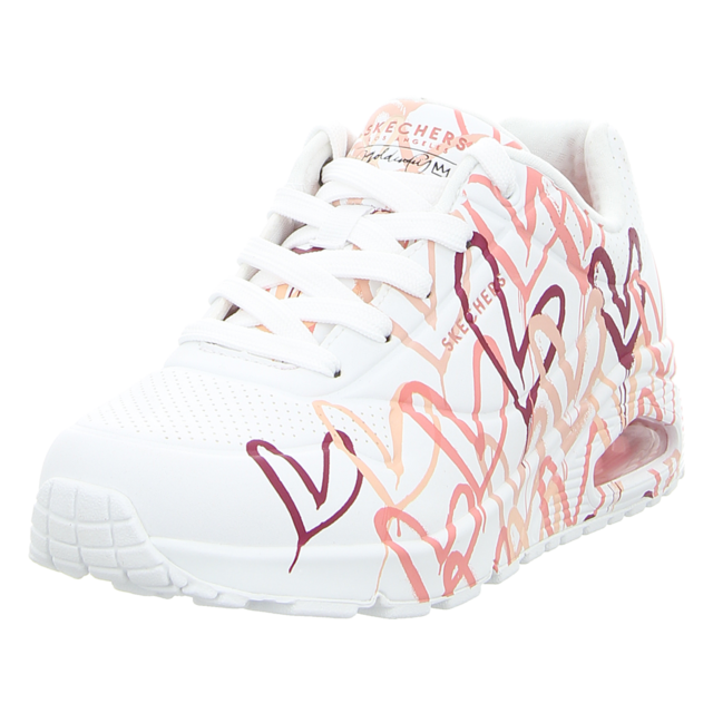 Skechers - 155507 WCRL - Skechers X JGoldcrow - white/hot coral - Sneaker